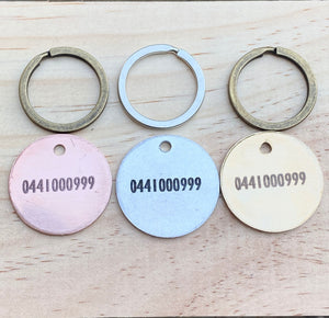 Shamrock Pet ID Tag Laser Engraved
