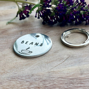 Coffee Fix Pet ID Tag Laser Engraved