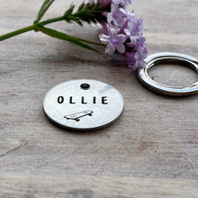 Skate board Ollie Pet ID Tag Laser Engraved