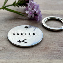 Surfs Up Pet ID Tag Laser Engraved