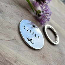 Surfs Up Pet ID Tag Laser Engraved