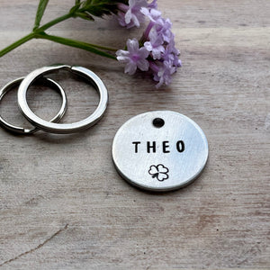 Shamrock Pet ID Tag Laser Engraved