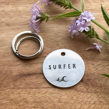 Surfs Up Pet ID Tag Laser Engraved