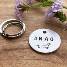 Dachshund Sausage dog ID Tag Laser Engraved