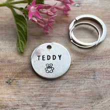 Teddy Bear Dog ID Tag Laser Engraved