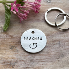Peaches Dog ID Tag Laser Engraved