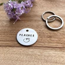 Peaches Dog ID Tag Laser Engraved