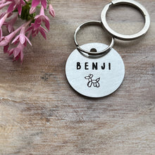Balloon Dog ID Tag Laser Engraved