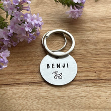 Balloon Dog ID Tag Laser Engraved