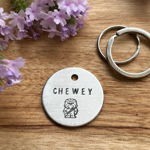 Chewie Pet ID Tag Laser Engraved - Chewbacca StarWars