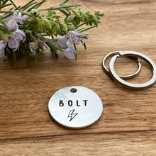 Lightning Bolt dog ID Tag Laser Engraved