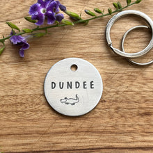 Crikey Crocodile Dog ID Tag Laser Engraved