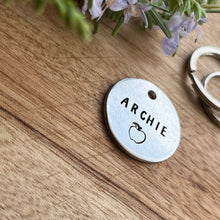Apple Dog ID Tag Laser Engraved