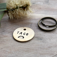 Taco Dog ID Tag Laser Engraved