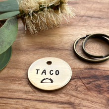 Taco Dog ID Tag Laser Engraved
