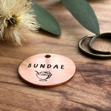 Sundae Pet ID Tag Laser Engraved