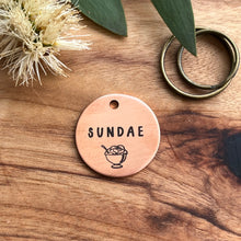 Sundae Pet ID Tag Laser Engraved