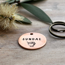 Sundae Pet ID Tag Laser Engraved