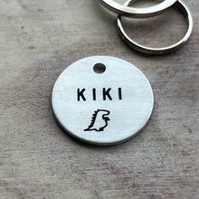 Dinosaur Dog ID Tag Laser Engraved - Dino