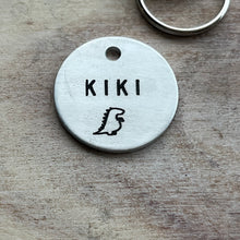 Dinosaur Dog ID Tag Laser Engraved - Dino