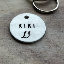Dinosaur Dog ID Tag Laser Engraved - Dino