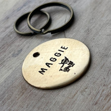 Highland Cow Pet ID Tag Laser Engraved