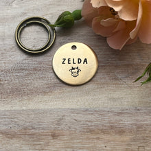 Cow Pet ID Tag Laser Engraved