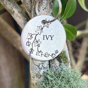 Ivy Pet ID Tag Laser Engraved