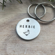 Duck Pet ID Tag Laser Engraved