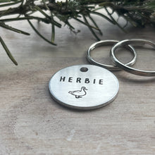 Duck Pet ID Tag Laser Engraved