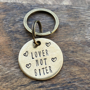 Valentines Lover Not Biter Pet ID